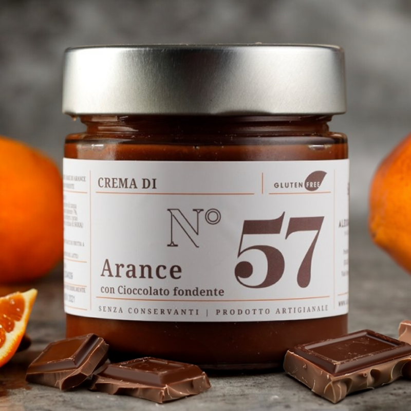 Crema extra di arance e cioccolato fondente